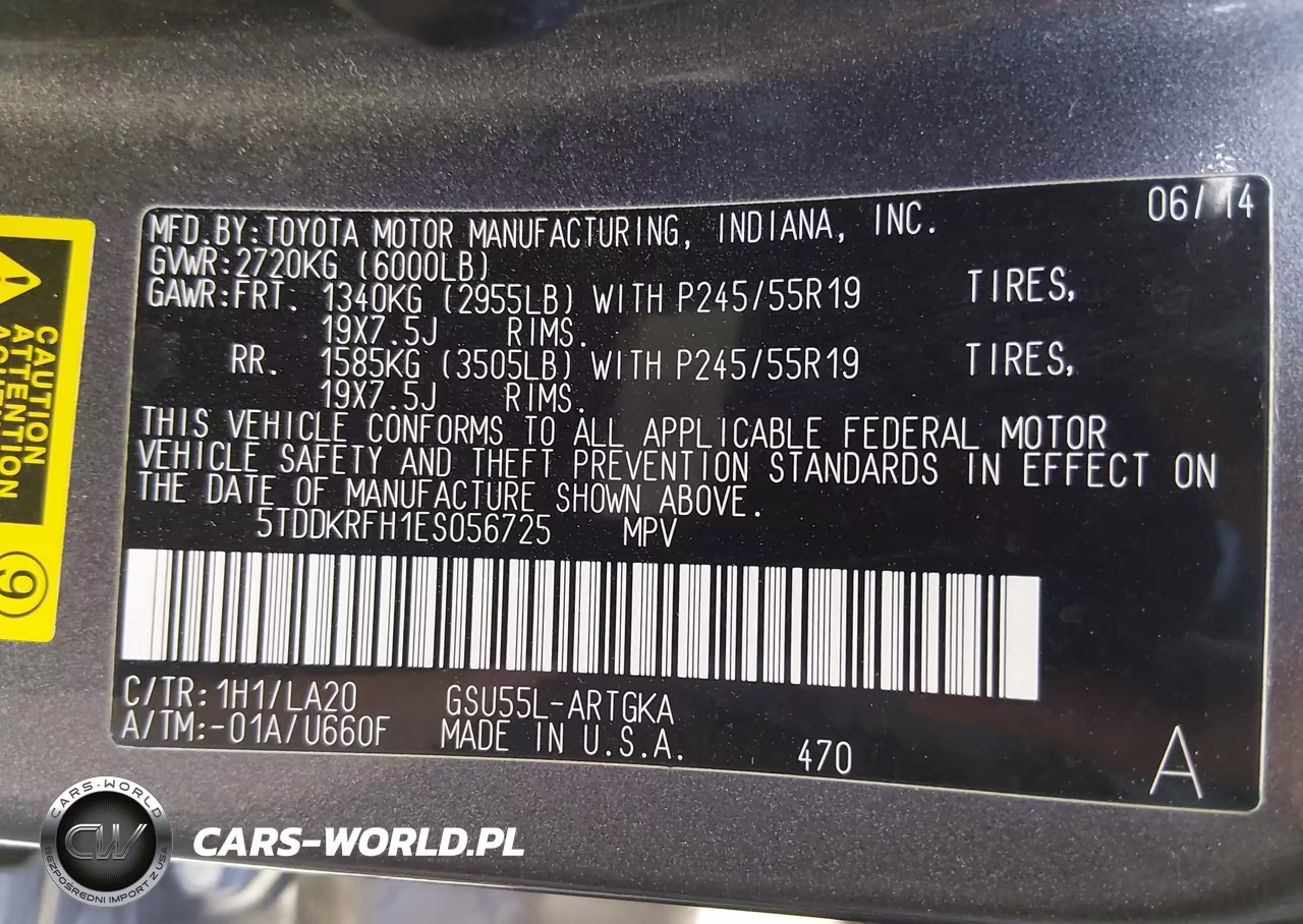 2014 Toyota Highlander Limited V6 VIN:5TDDKRFH1ES056725 - 9