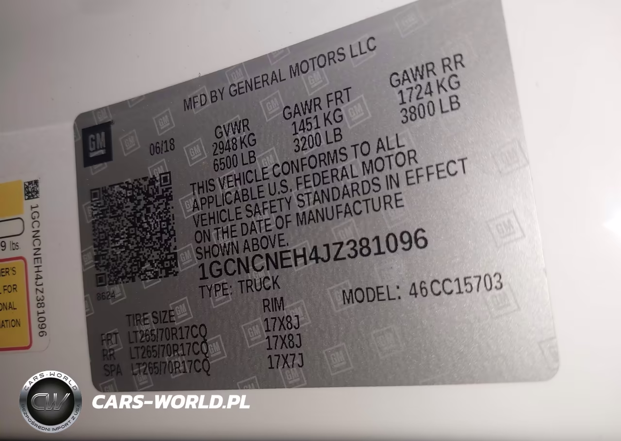 2018 Chevrolet Silverado 1500 Wt VIN:1GCNCNEH4JZ381096 - 9