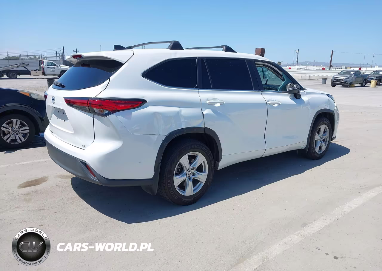 2023 Toyota Highlander Le VIN:5TDKDRAH7PS503456 - 4
