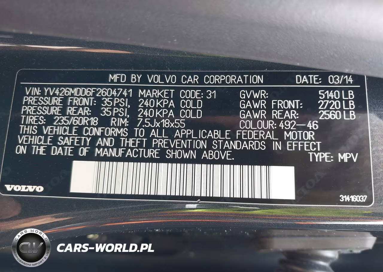2015 Volvo Xc60 T5 Platinum VIN:YV426MDD6F2604741 - 9