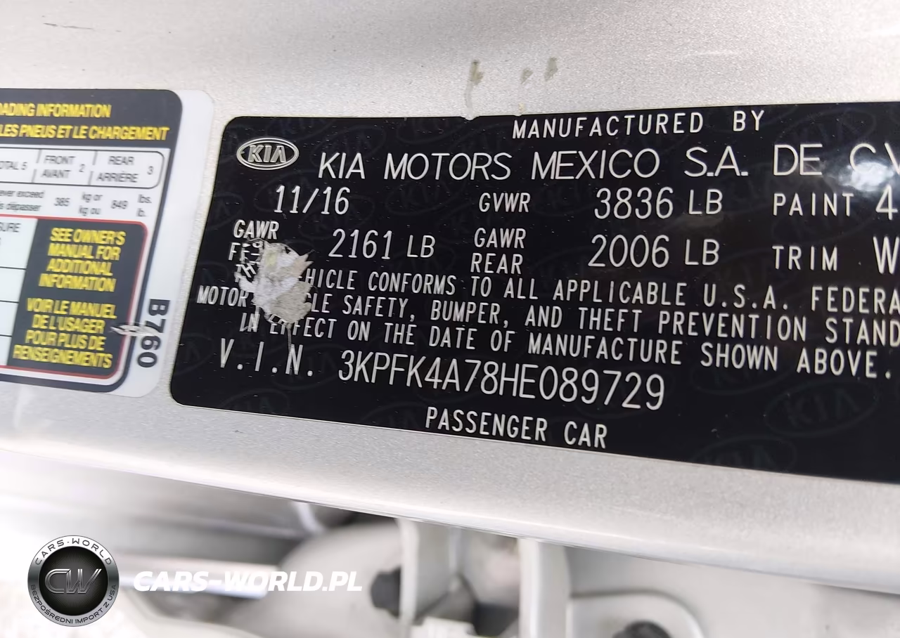 2017 Kia Forte Lx VIN:3KPFK4A78HE089729 - 9