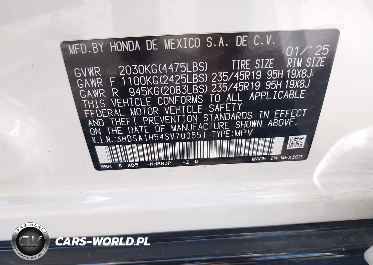 2025 Acura Adx A-Spec VIN:3HDSA1H54SM700551 - 9