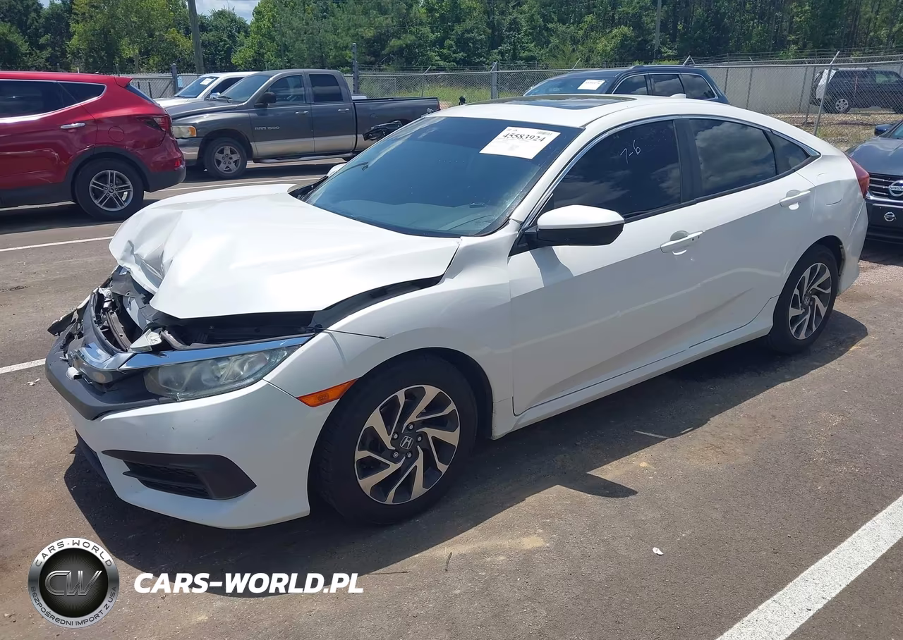 2017 Honda Civic Ex VIN:19XFC2F71HE080980 - 2