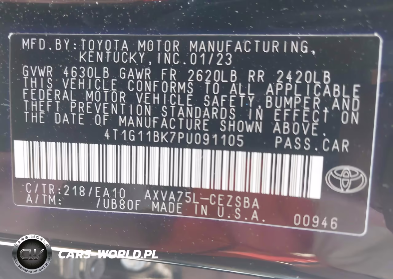 2023 Toyota Camry Se Awd VIN:4T1G11BK7PU091105 - 9