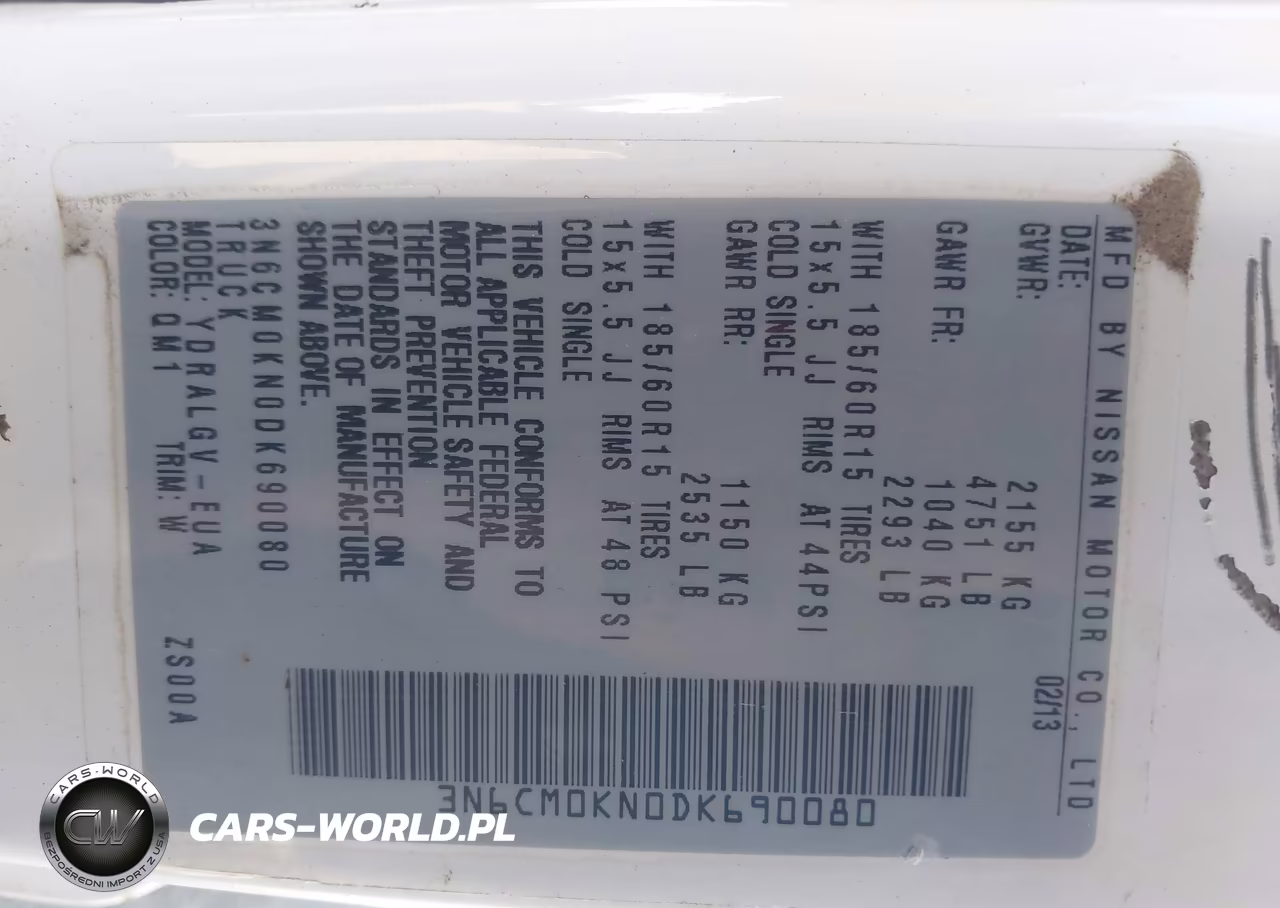 2013 Nissan Nv200 Sv VIN:3N6CM0KN0DK690080 - 9