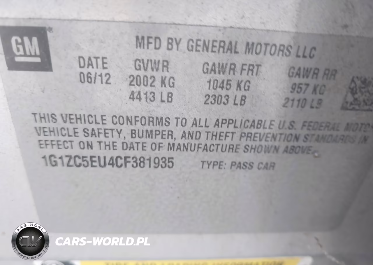 2012 Chevrolet Malibu 1Lt VIN:1G1ZC5EU4CF381935 - 9