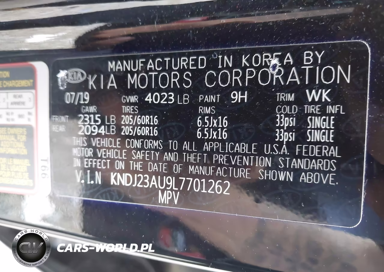 2020 Kia Soul S VIN:KNDJ23AU9L7701262 - 9