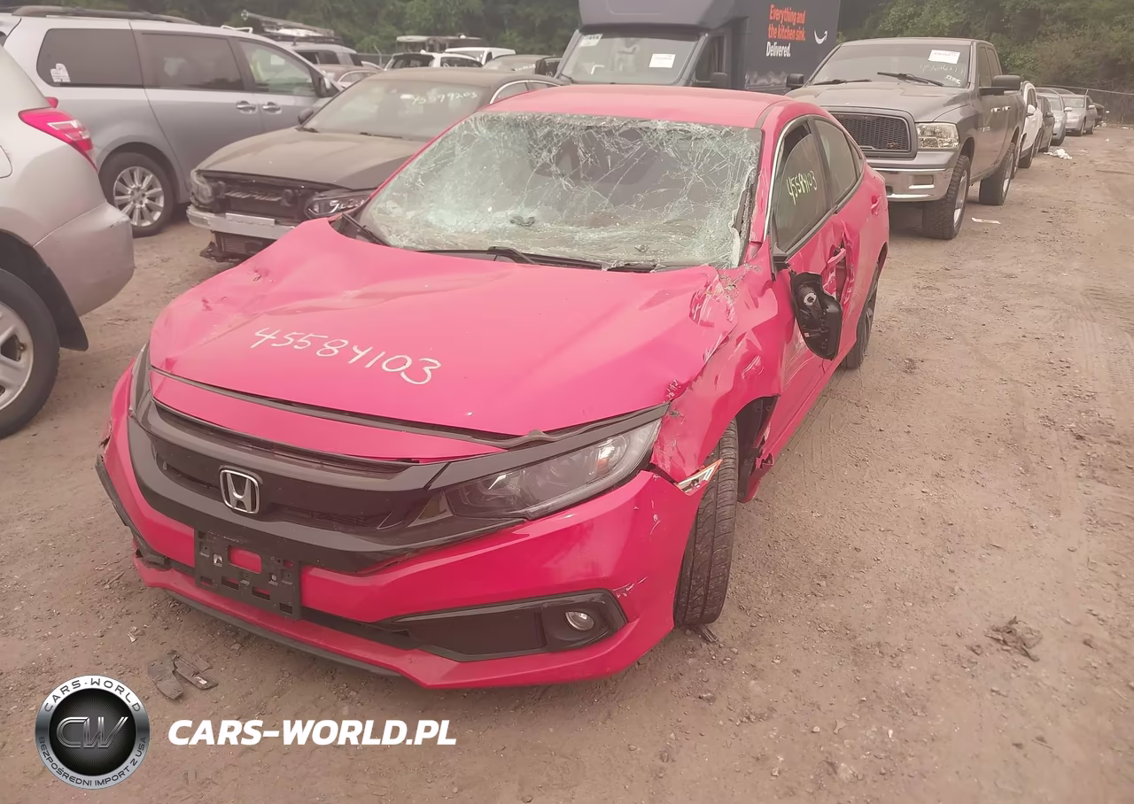 2020 Honda Civic Sport VIN:2HGFC2F80LH555221 - 2