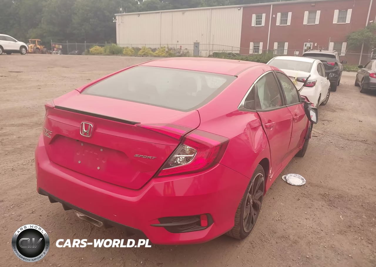 2020 Honda Civic Sport VIN:2HGFC2F80LH555221 - 4