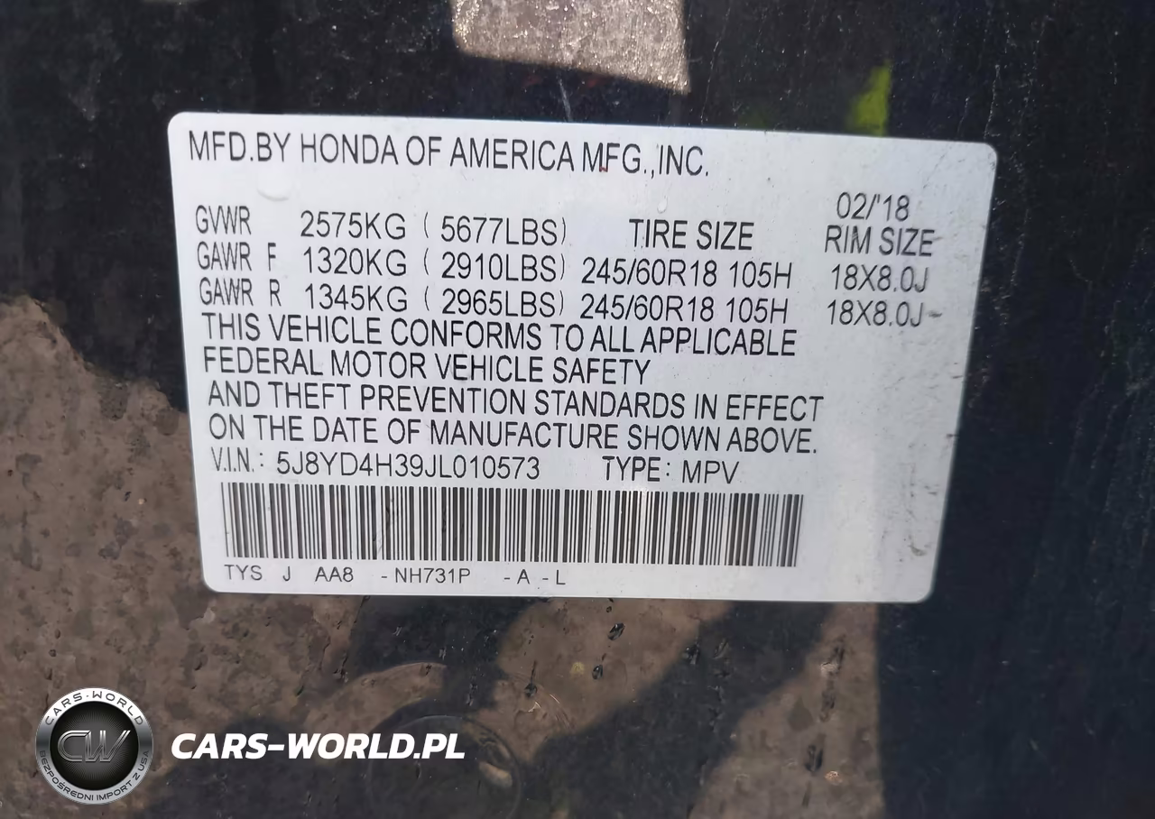 2018 Acura Mdx VIN:5J8YD4H39JL010573 - 9