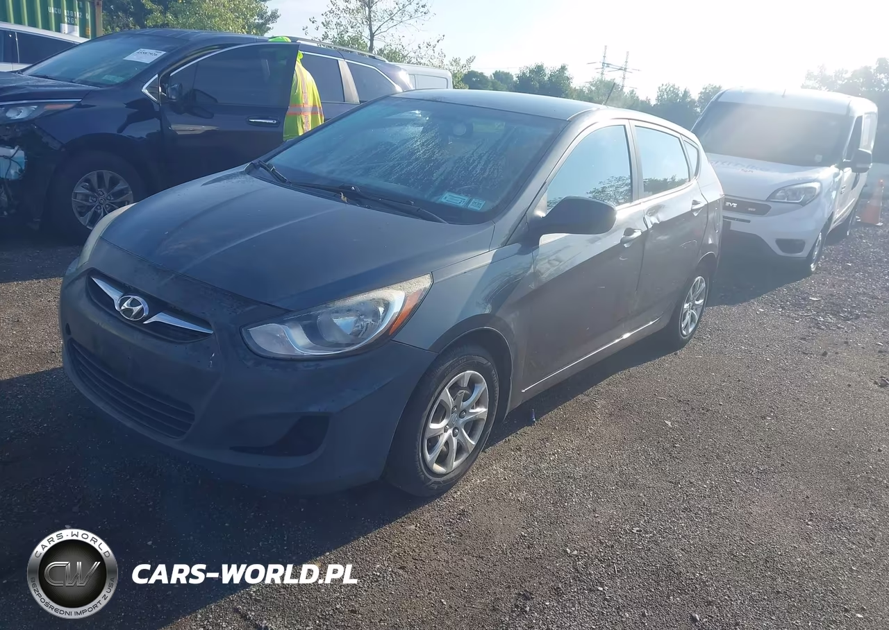 2013 Hyundai Accent Gs VIN:KMHCT5AE6DU084492 - 2