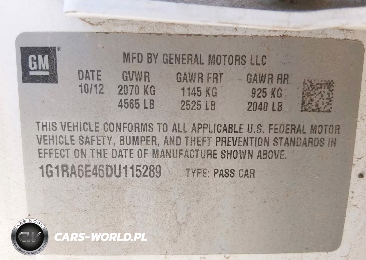2013 Chevrolet Volt VIN:1G1RA6E46DU115289 - 9