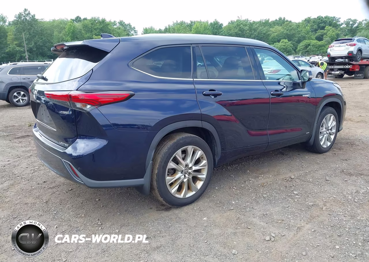 2021 Toyota Highlander Hybrid Limited VIN:5TDDBRCH7MS026535 - 4