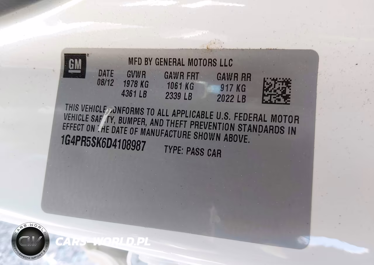 2013 Buick Verano Convenience Group VIN:1G4PR5SK6D4108987 - 9
