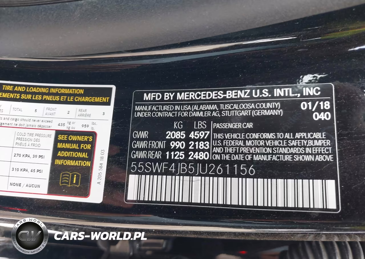 2018 Mercedes-Benz C 300 VIN:55SWF4JB5JU261156 - 9
