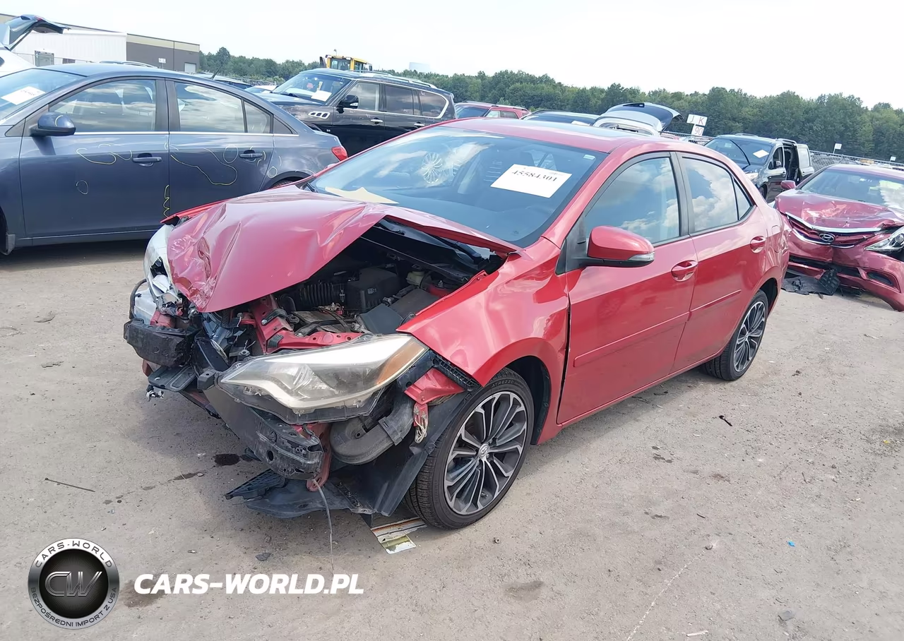 2015 Toyota Corolla S Plus VIN:5YFBURHE6FP195456 - 2