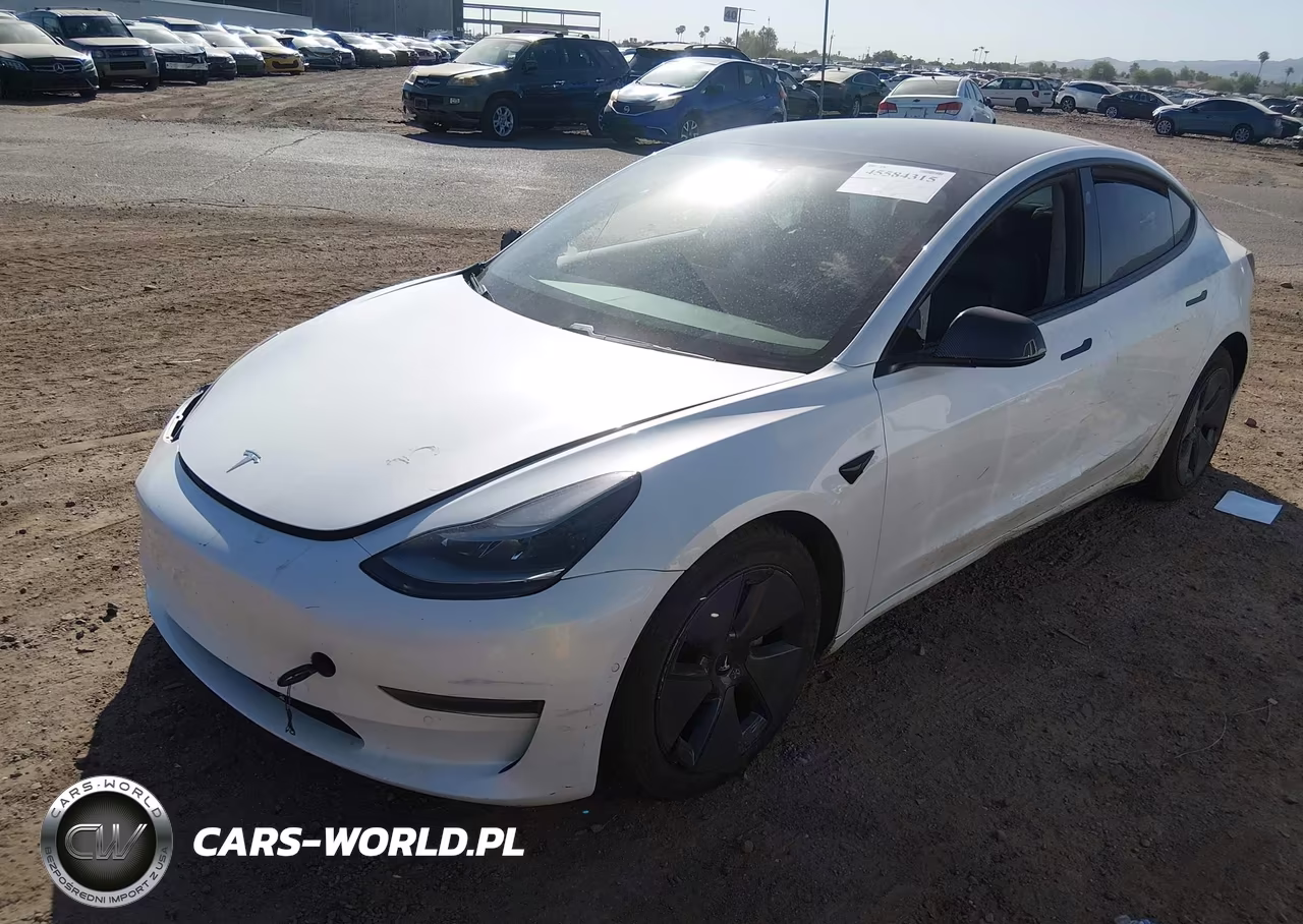 2021 Tesla Model 3 Standard Range Plus Rear-Wheel Drive VIN:5YJ3E1EA8MF002141 - 2