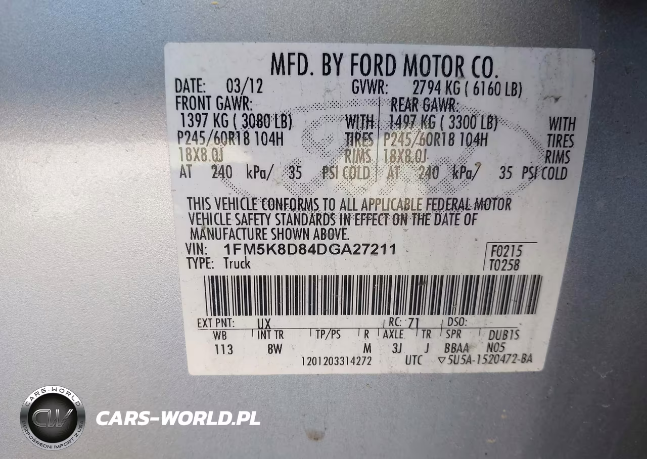 2013 Ford Explorer Xlt VIN:1FM5K8D84DGA27211 - 9
