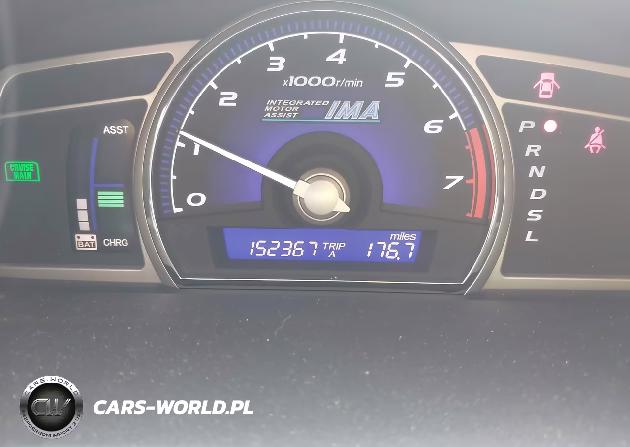 2008 Honda Civic Hybrid VIN:JHMFA36248S011020 - 7
