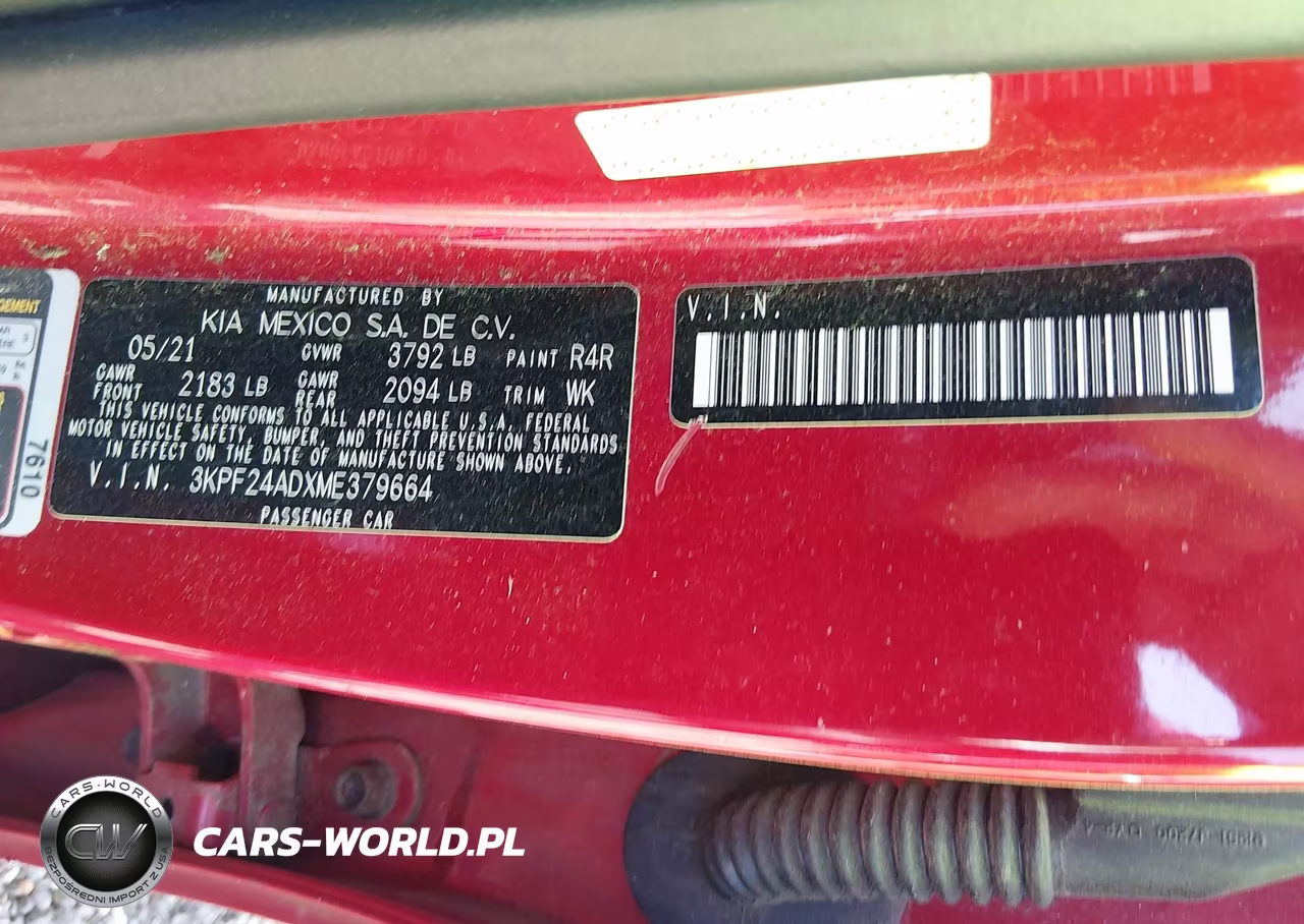 2021 Kia Forte Lxs VIN:3KPF24ADXME379664 - 9