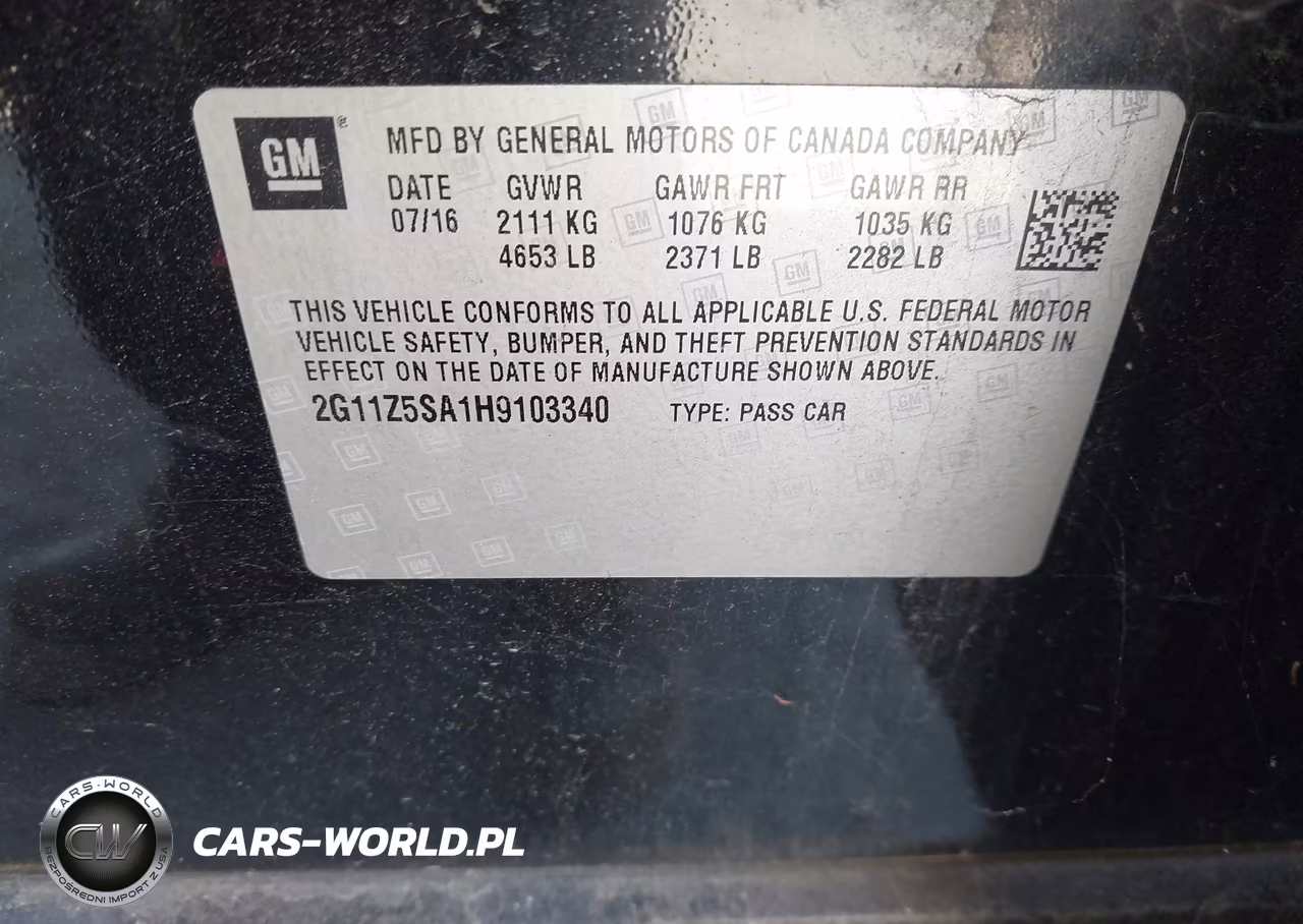 2017 Chevrolet Impala Ls VIN:2G11Z5SA1H9103340 - 9