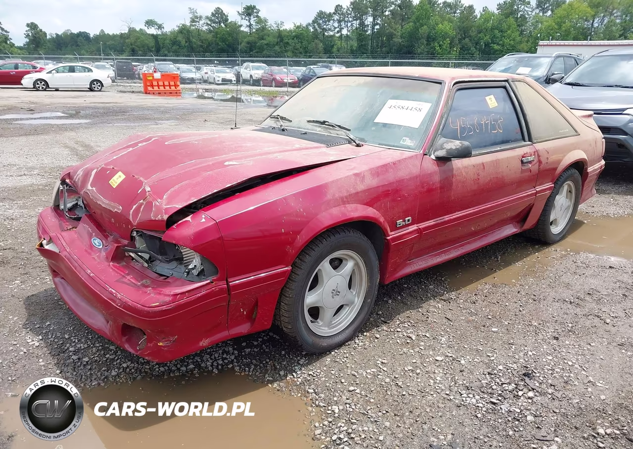 1991 Ford Mustang Gt-Cobra Gt VIN:1FACP42E4MF129683 - 2