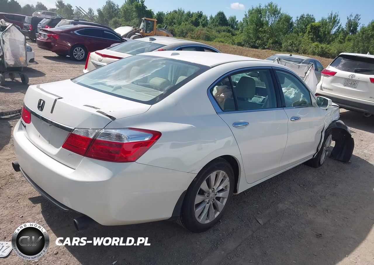 2014 Honda Accord Ex-L V-6 VIN:1HGCR3F81EA009486 - 4