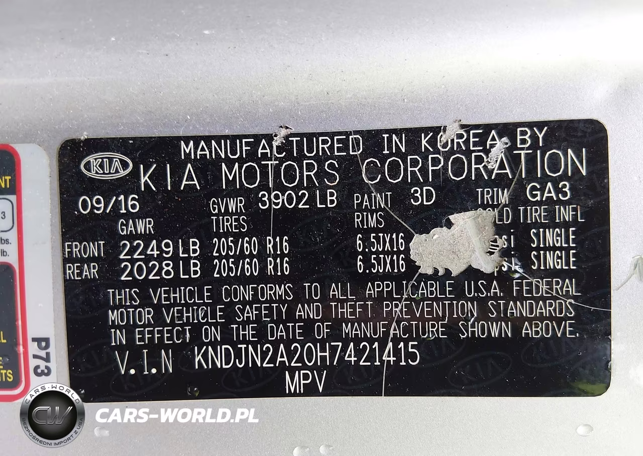 2017 Kia Soul VIN:KNDJN2A20H7421415 - 9