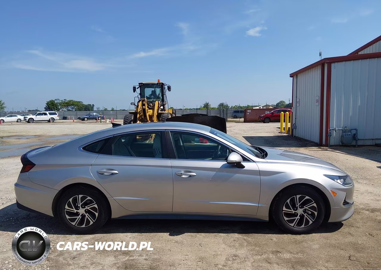 2021 Hyundai Sonata Blue VIN:KMHL24JJ3MA029798 - 18