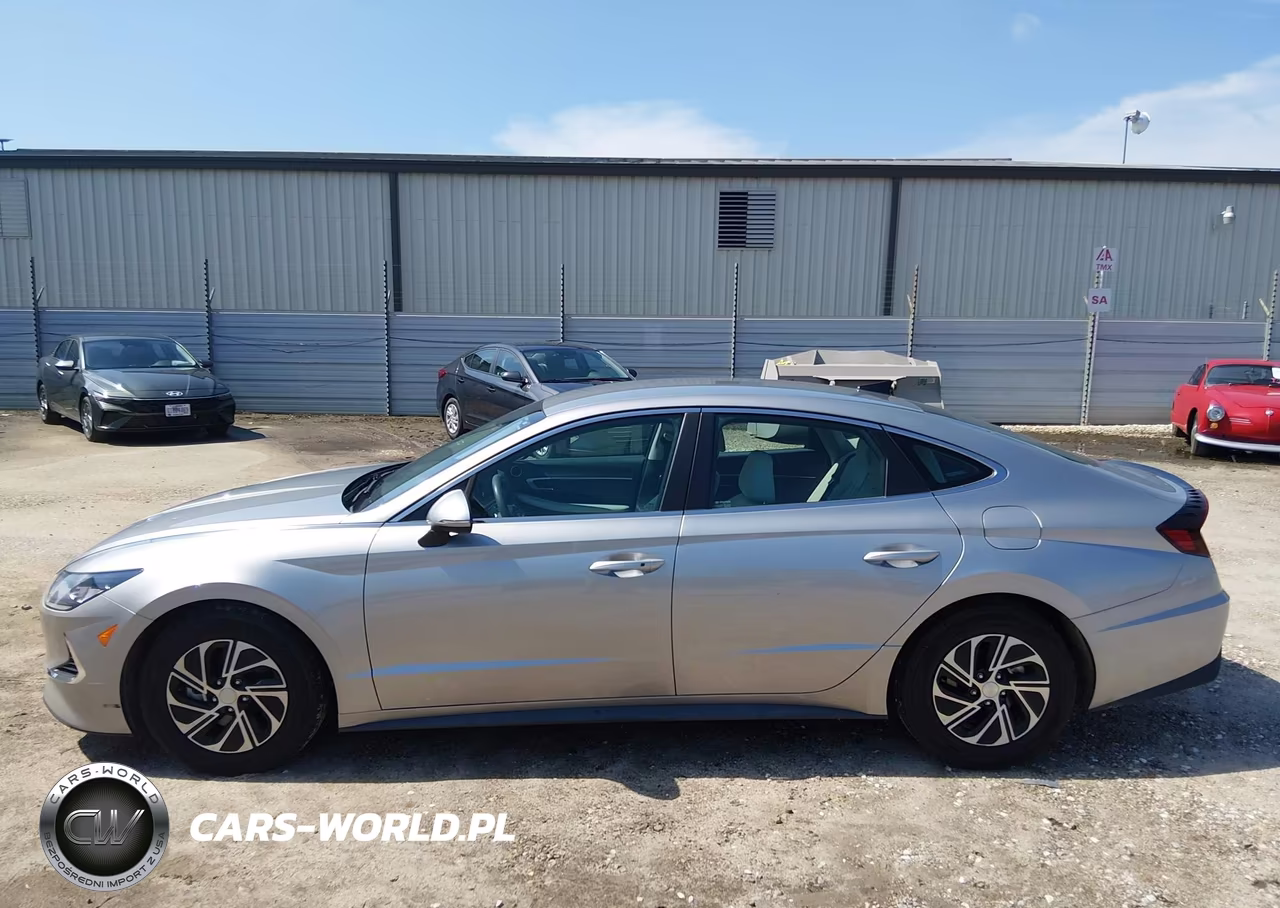 2021 Hyundai Sonata Blue VIN:KMHL24JJ3MA029798 - 19