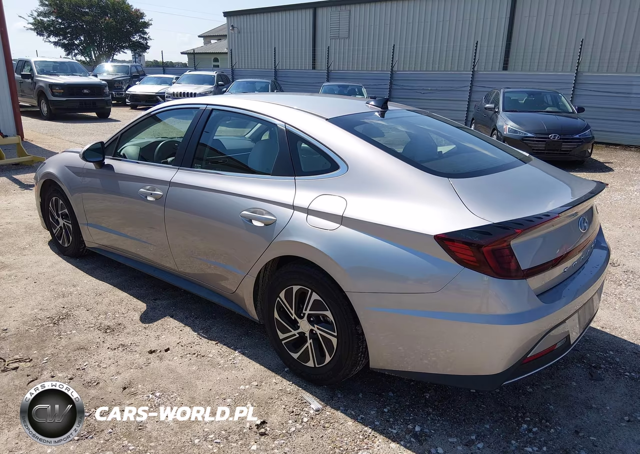 2021 Hyundai Sonata Blue VIN:KMHL24JJ3MA029798 - 3