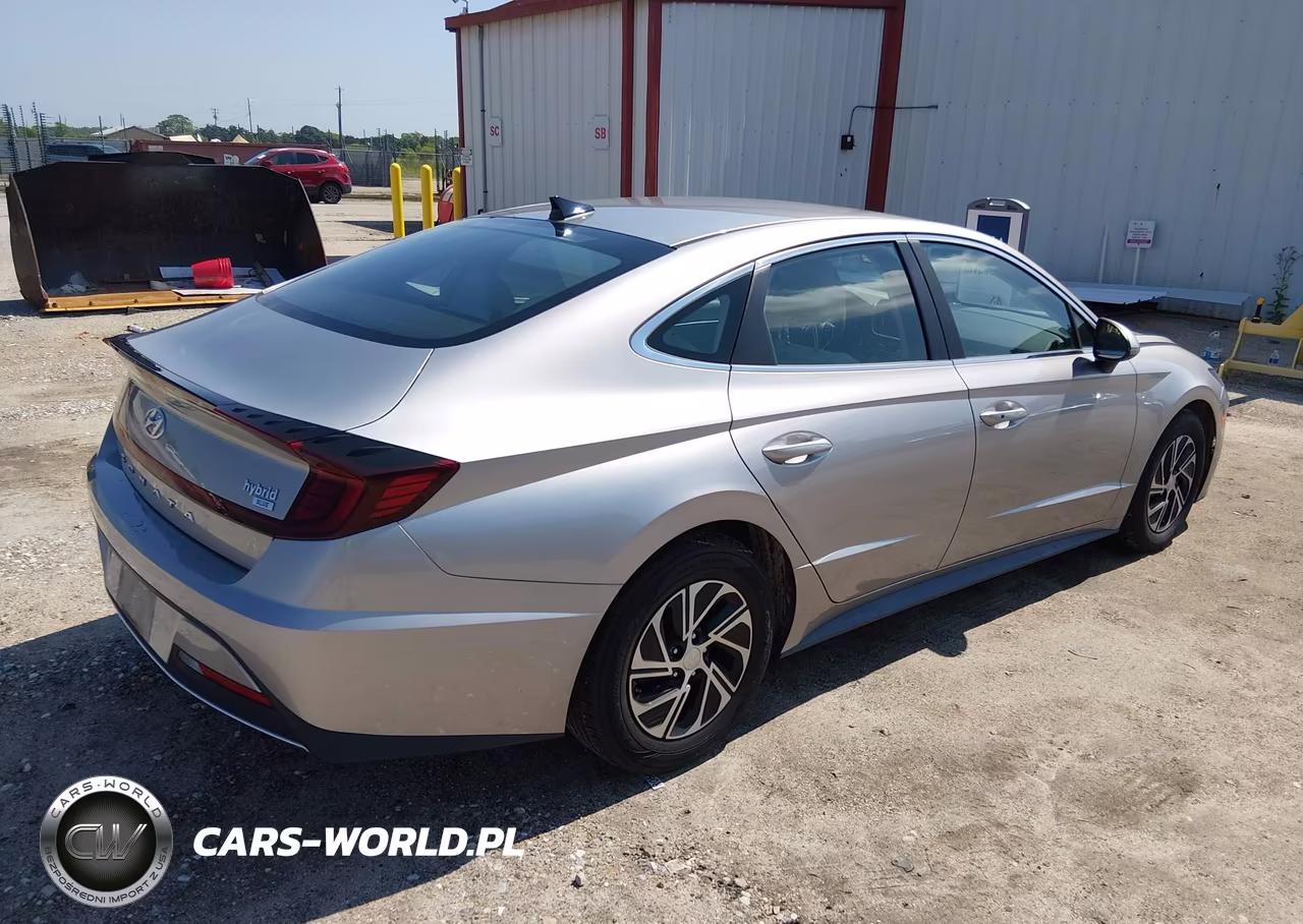 2021 Hyundai Sonata Blue VIN:KMHL24JJ3MA029798 - 4