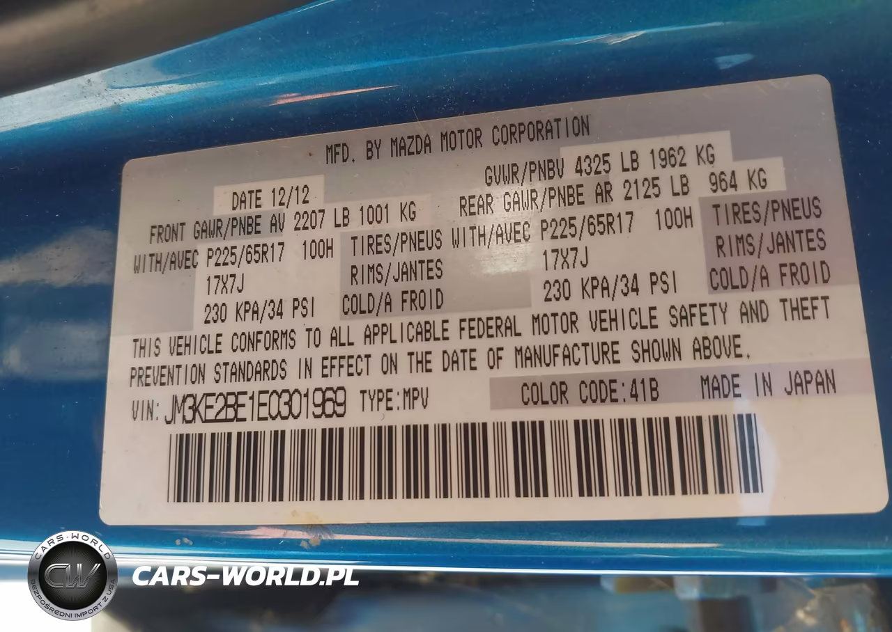 2014 Mazda Cx-5 Sport VIN:JM3KE2BE1E0301969 - 9