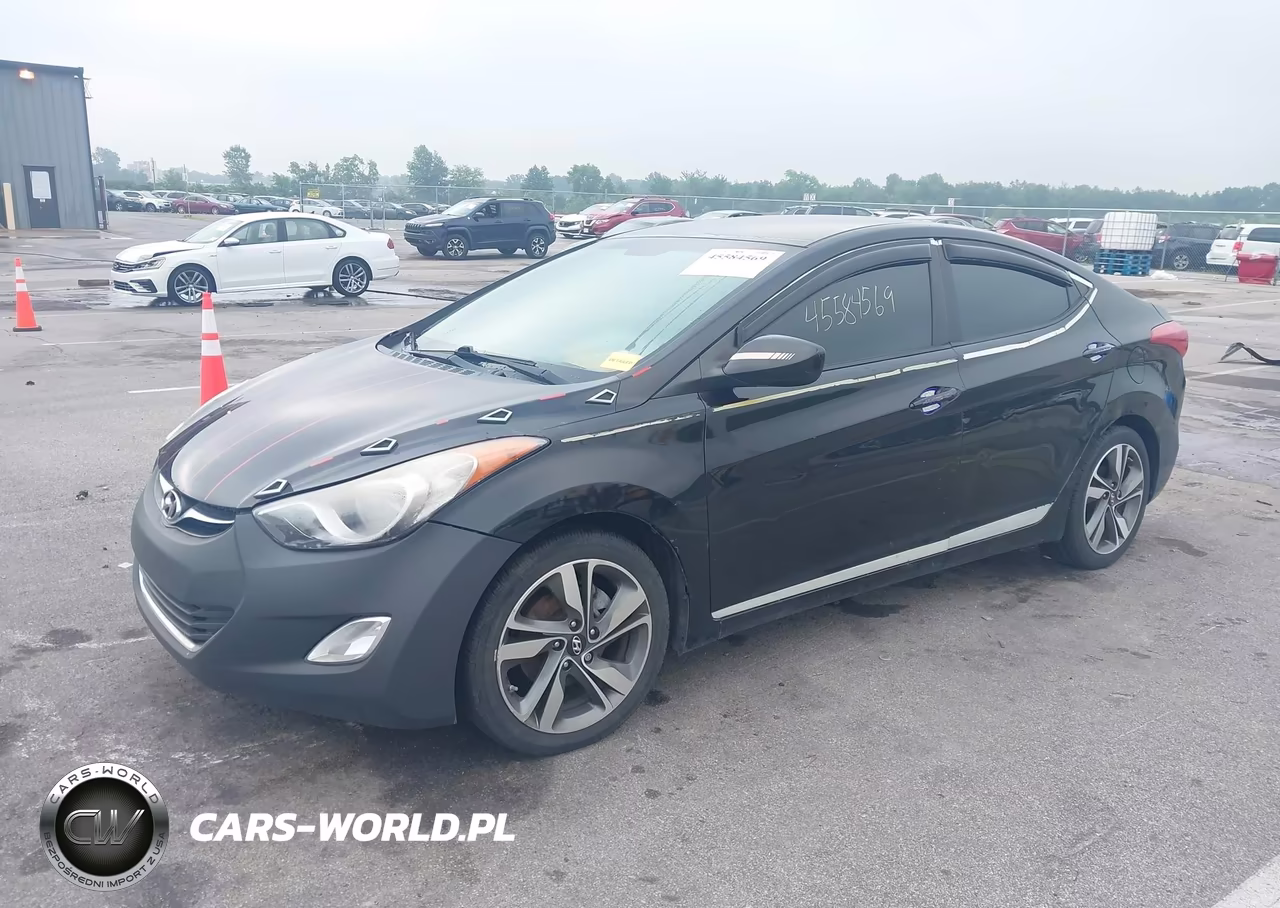 2012 Hyundai Elantra Gls (Ulsan Plant) VIN:KMHDH4AE5CU313873 - 2