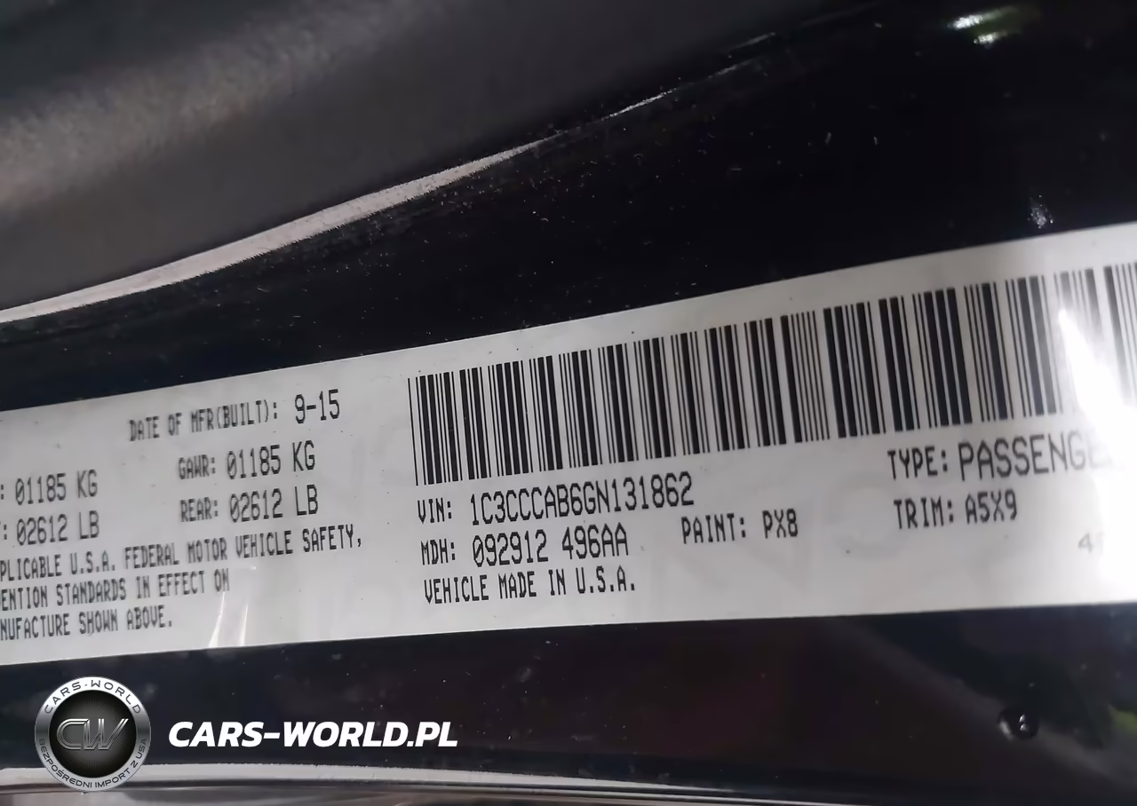 2016 Chrysler 200 Limited VIN:1C3CCCAB6GN131862 - 9