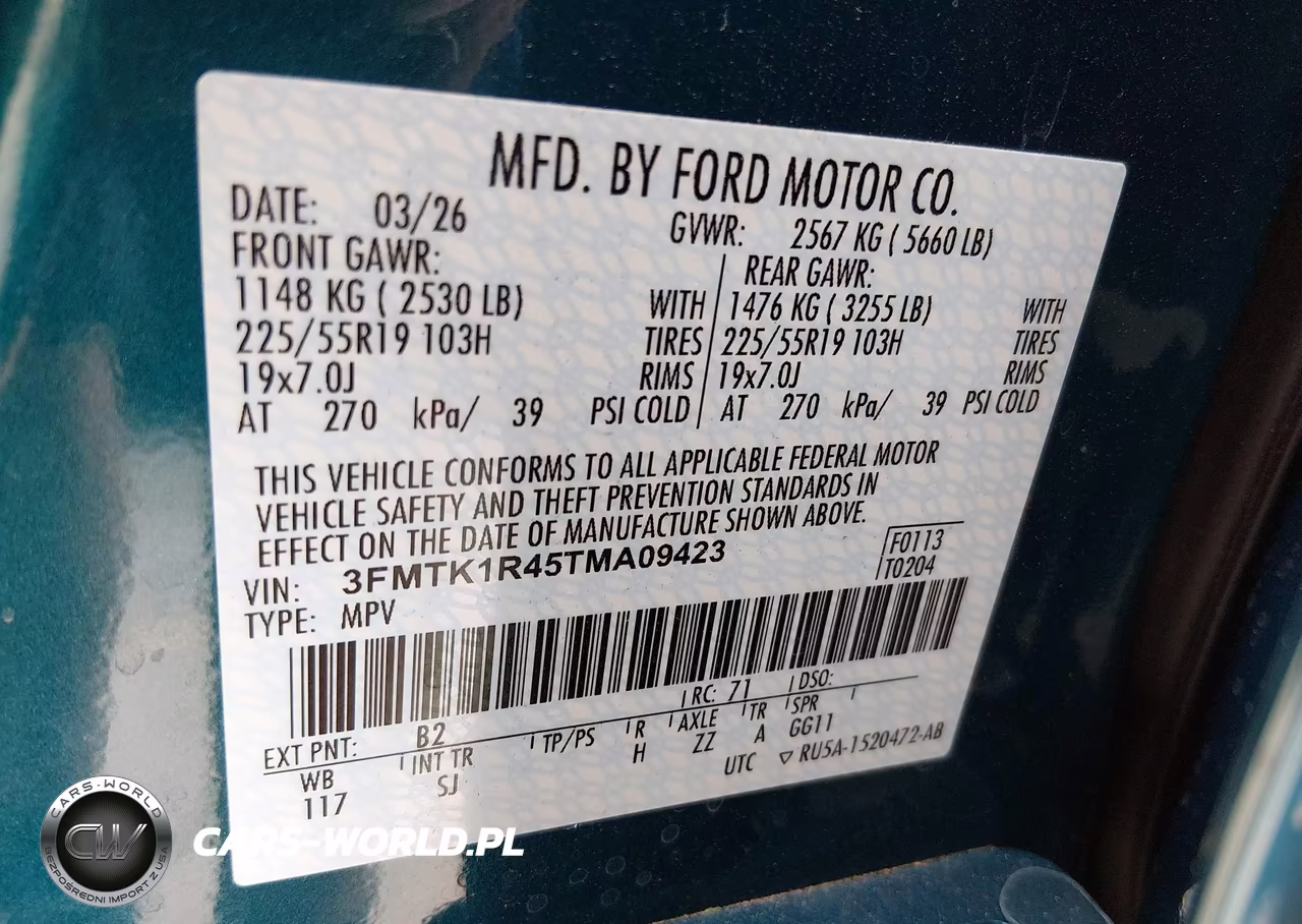 2026 Ford Mustang Mach-E Select VIN:3FMTK1R45TMA09423 - 9