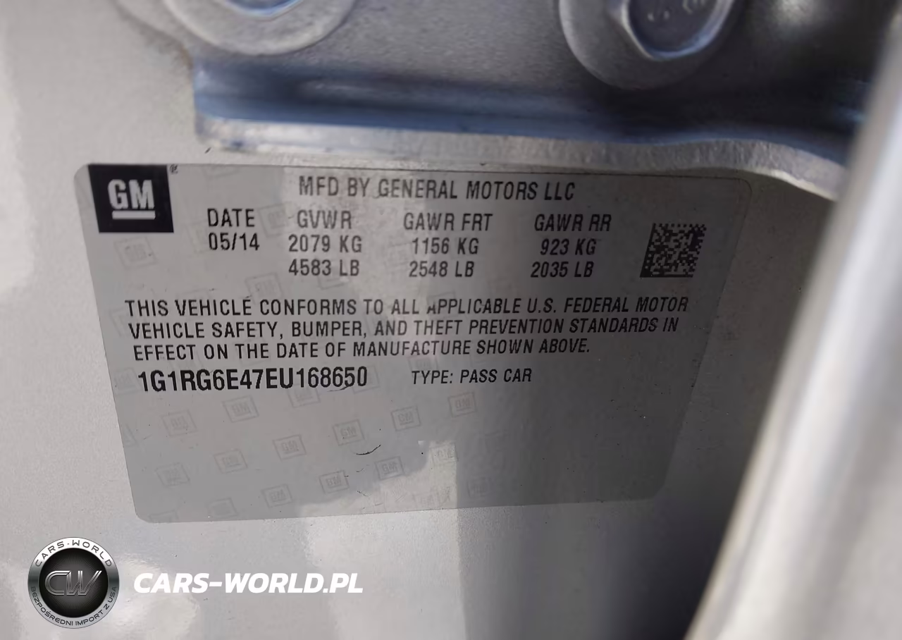 2014 Chevrolet Volt VIN:1G1RG6E47EU168650 - 9