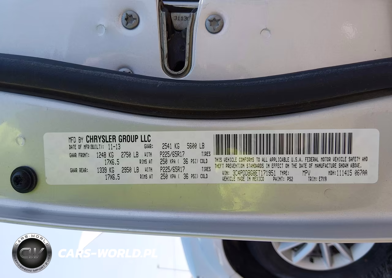 2014 Dodge Journey Sxt VIN:3C4PDDBG8ET171951 - 9