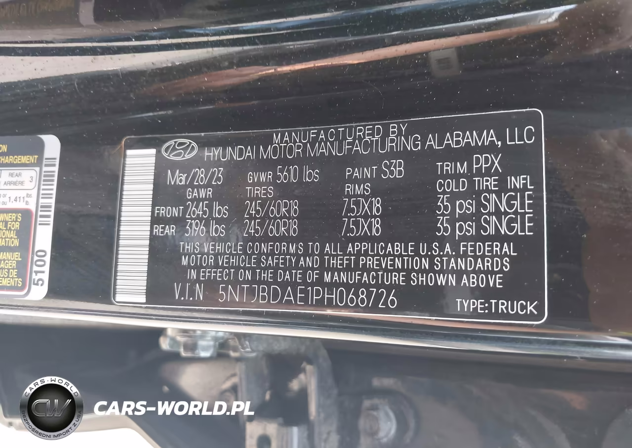 2023 Hyundai Santa Cruz Sel VIN:5NTJBDAE1PH068726 - 9