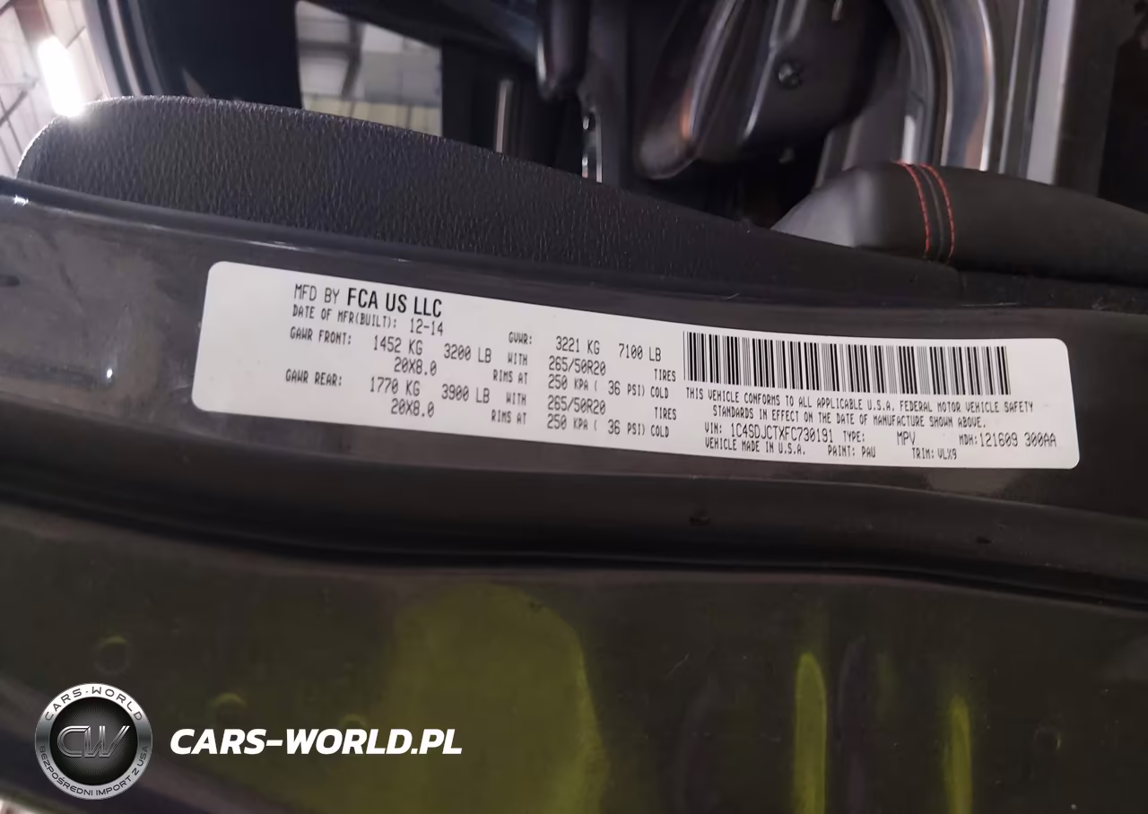 2015 Dodge Durango R-T VIN:1C4SDJCTXFC730191 - 9