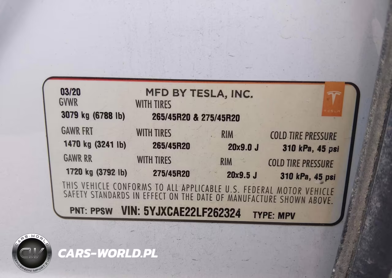 2020 Tesla Model X Long Range Dual Motor All-Wheel Drive-Long Range Plus Dual Motor All-Wheel Drive VIN:5YJXCAE22LF262324 - 9