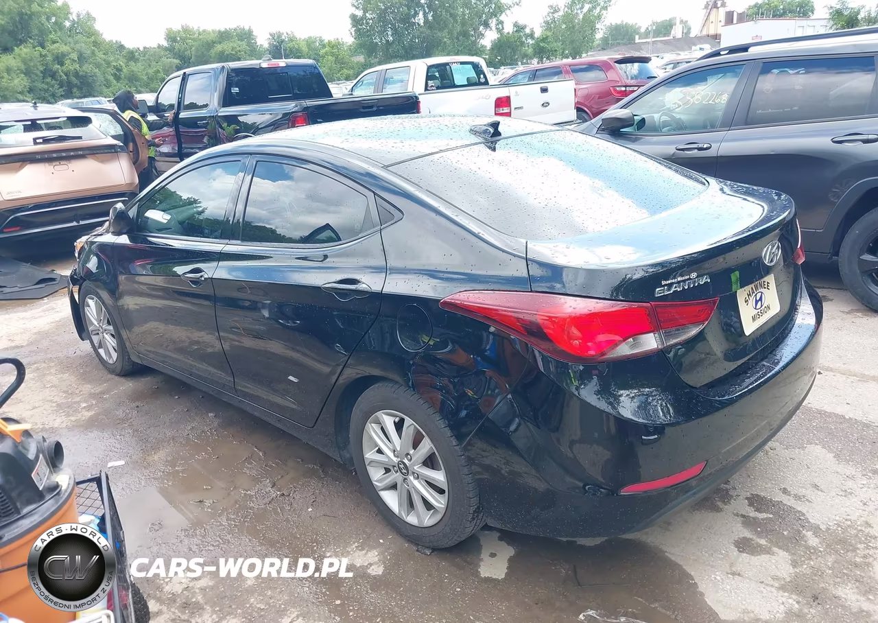 2016 Hyundai Elantra Se VIN:5NPDH4AE8GH782251 - 3