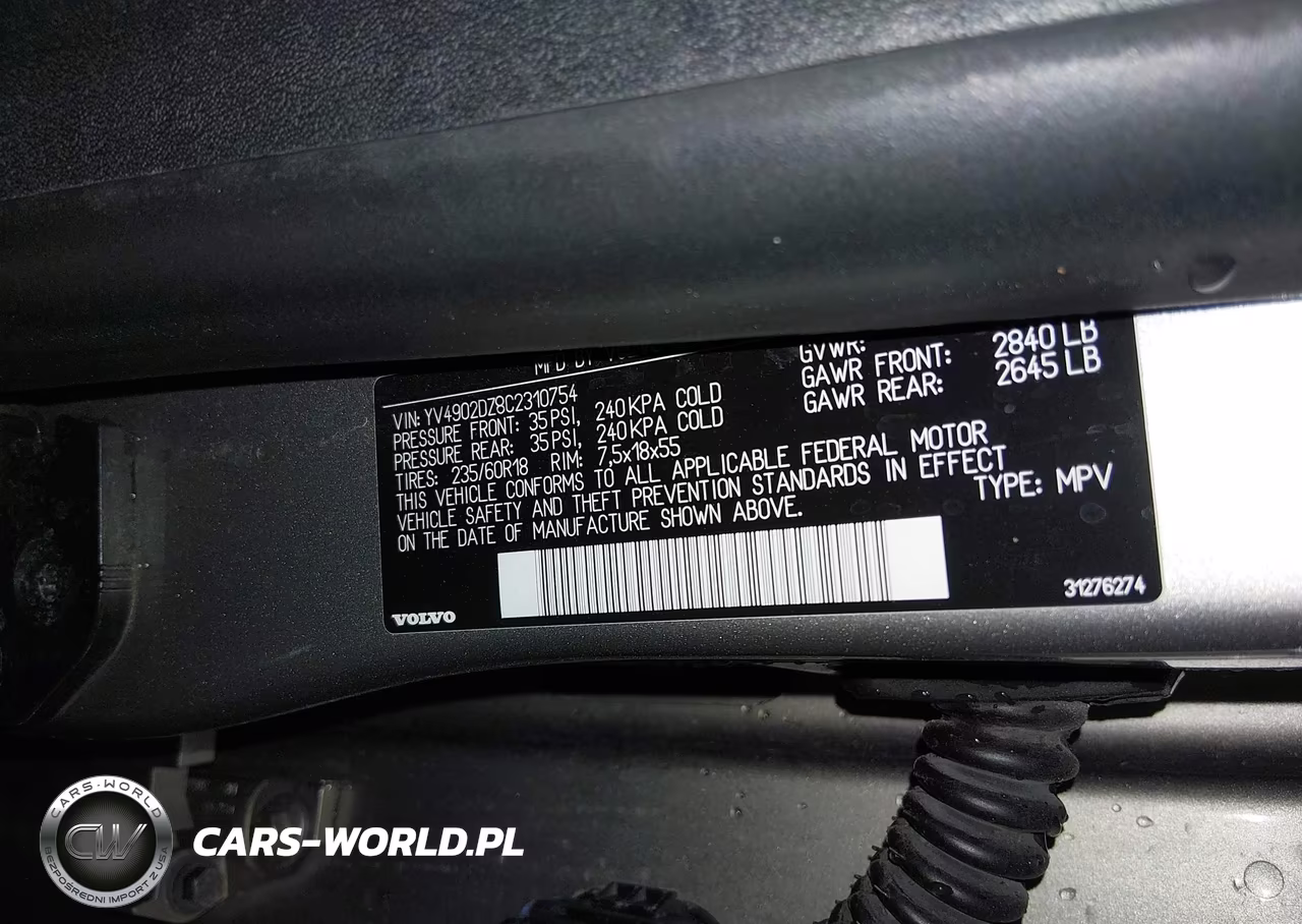 2012 Volvo Xc60 T6-T6 Platinum-T6 Premier Plus-T6 R-Design-T6 R-Design Platinum-T6 R-Design Premier Plus VIN:YV4902DZ8C2310754 - 9