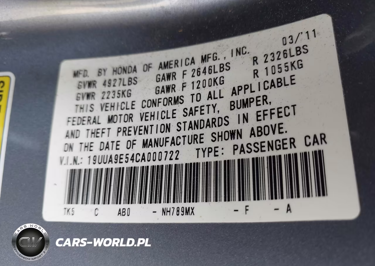 2012 Acura Tl 3.7 VIN:19UUA9E54CA000722 - 9