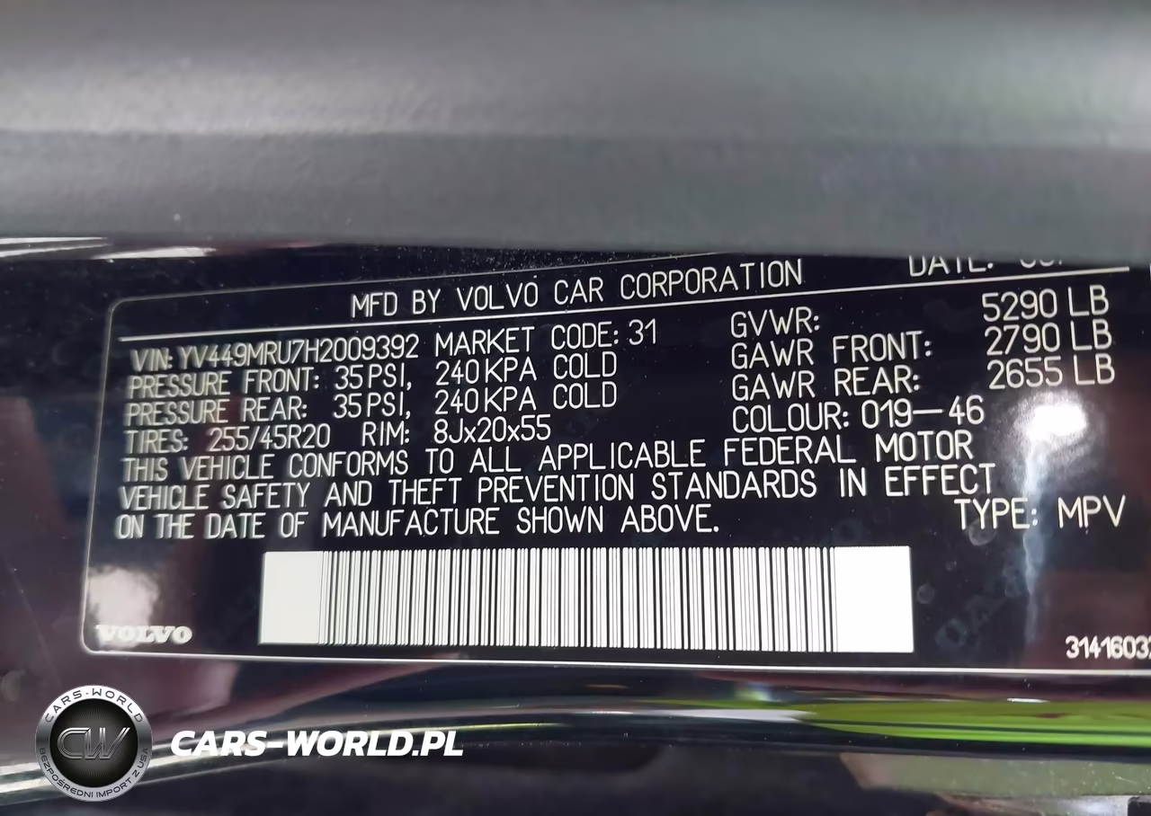2017 Volvo Xc60 T6 Inscription VIN:YV449MRU7H2009392 - 9