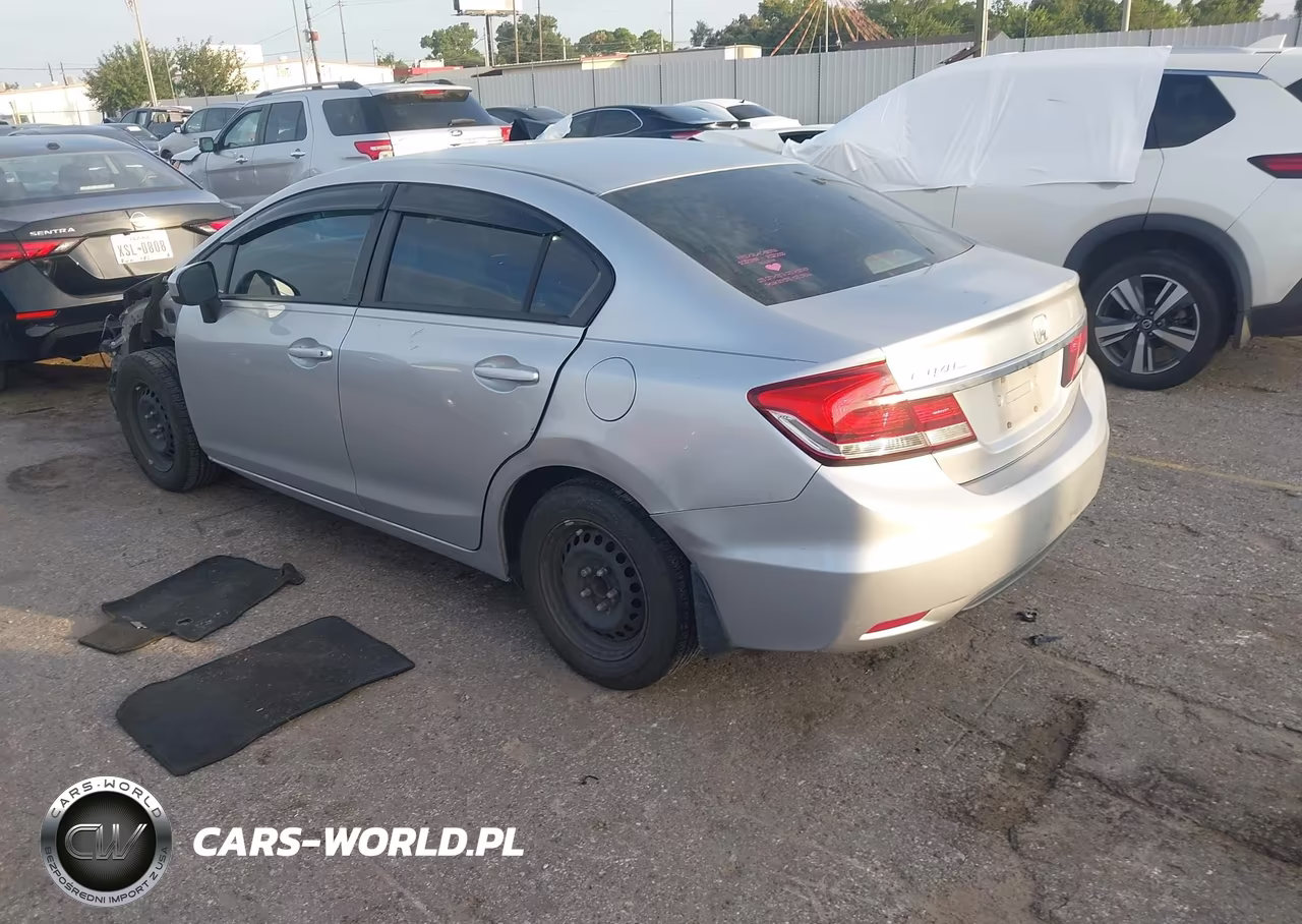 2015 Honda Civic Lx VIN:19XFB2E51FE025395 - 3
