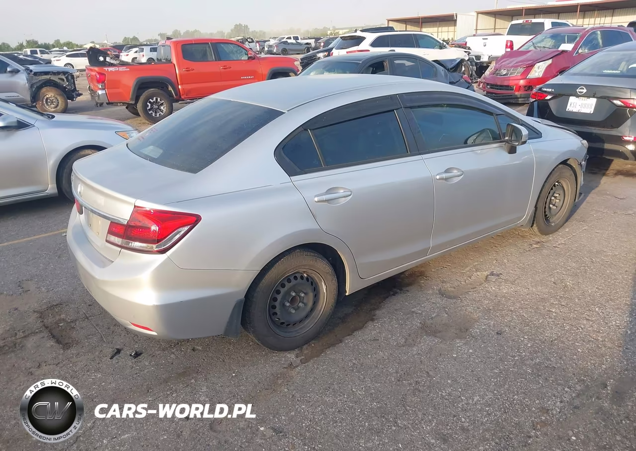 2015 Honda Civic Lx VIN:19XFB2E51FE025395 - 4