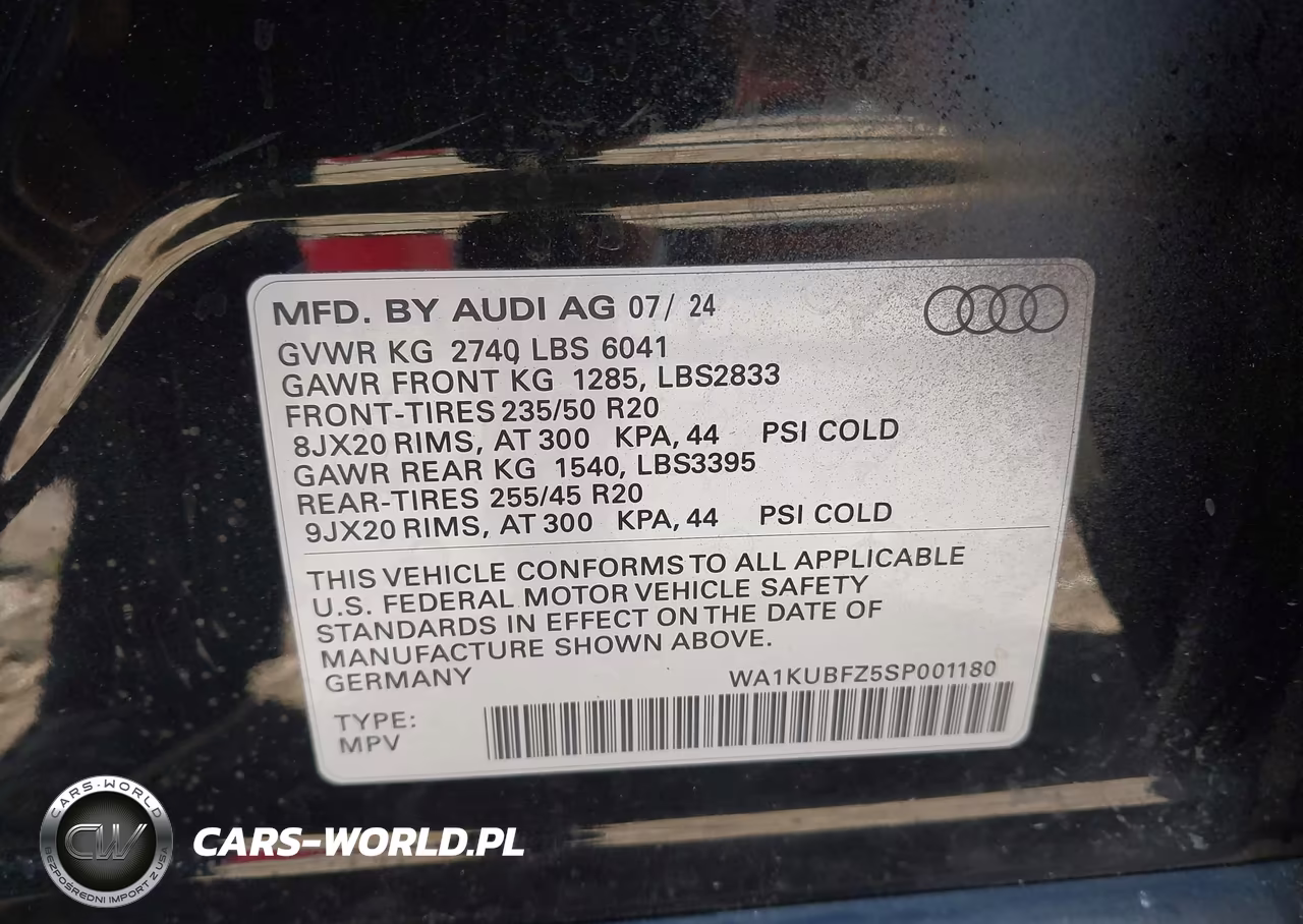 2025 Audi Q4 E-Tron Premium 55 Quattro VIN:WA1KUBFZ5SP001180 - 9