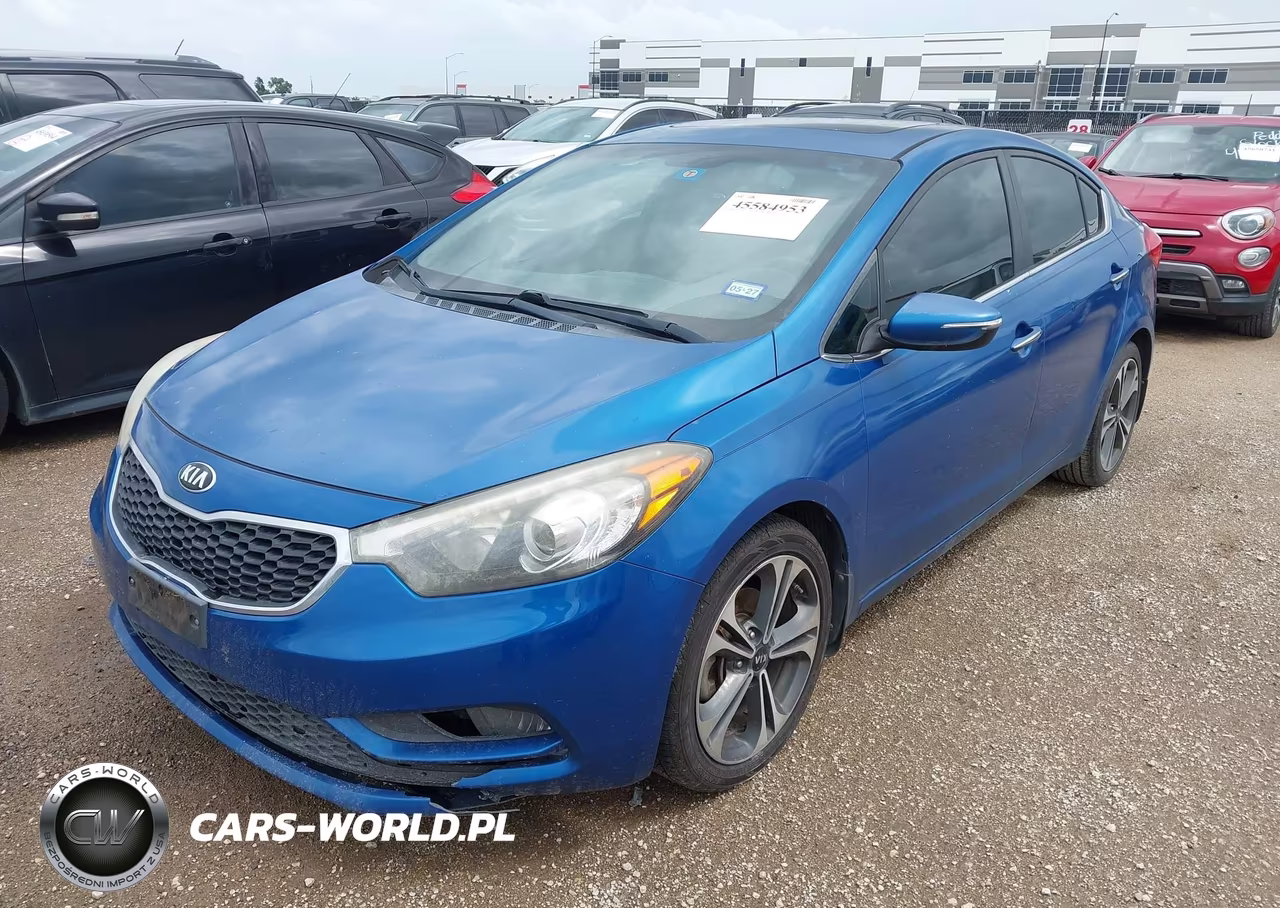 2014 Kia Forte Ex VIN:KNAFZ4A89E5107020 - 2