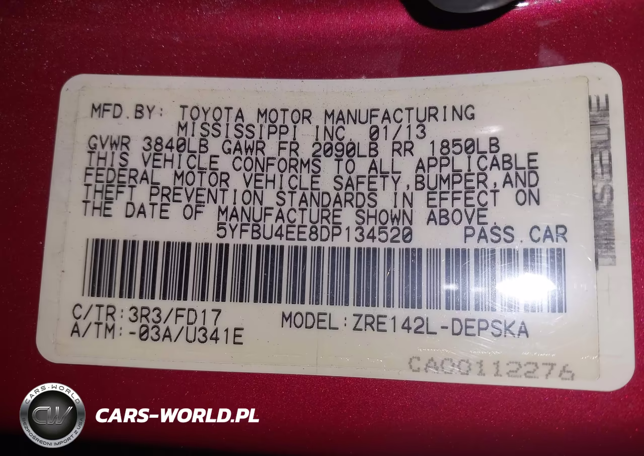 2013 Toyota Corolla S VIN:5YFBU4EE8DP134520 - 9